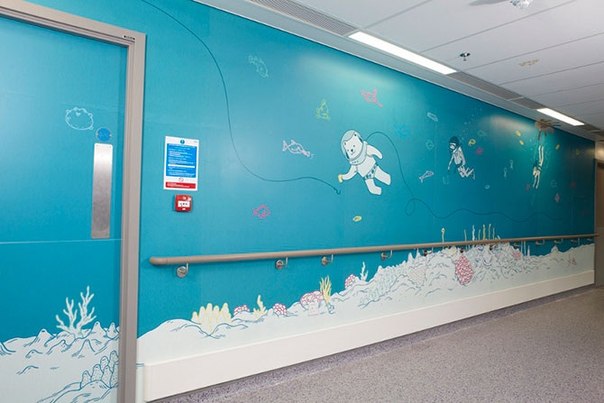 Красочные интерьеры детских больниц GfbMdncR4hQ